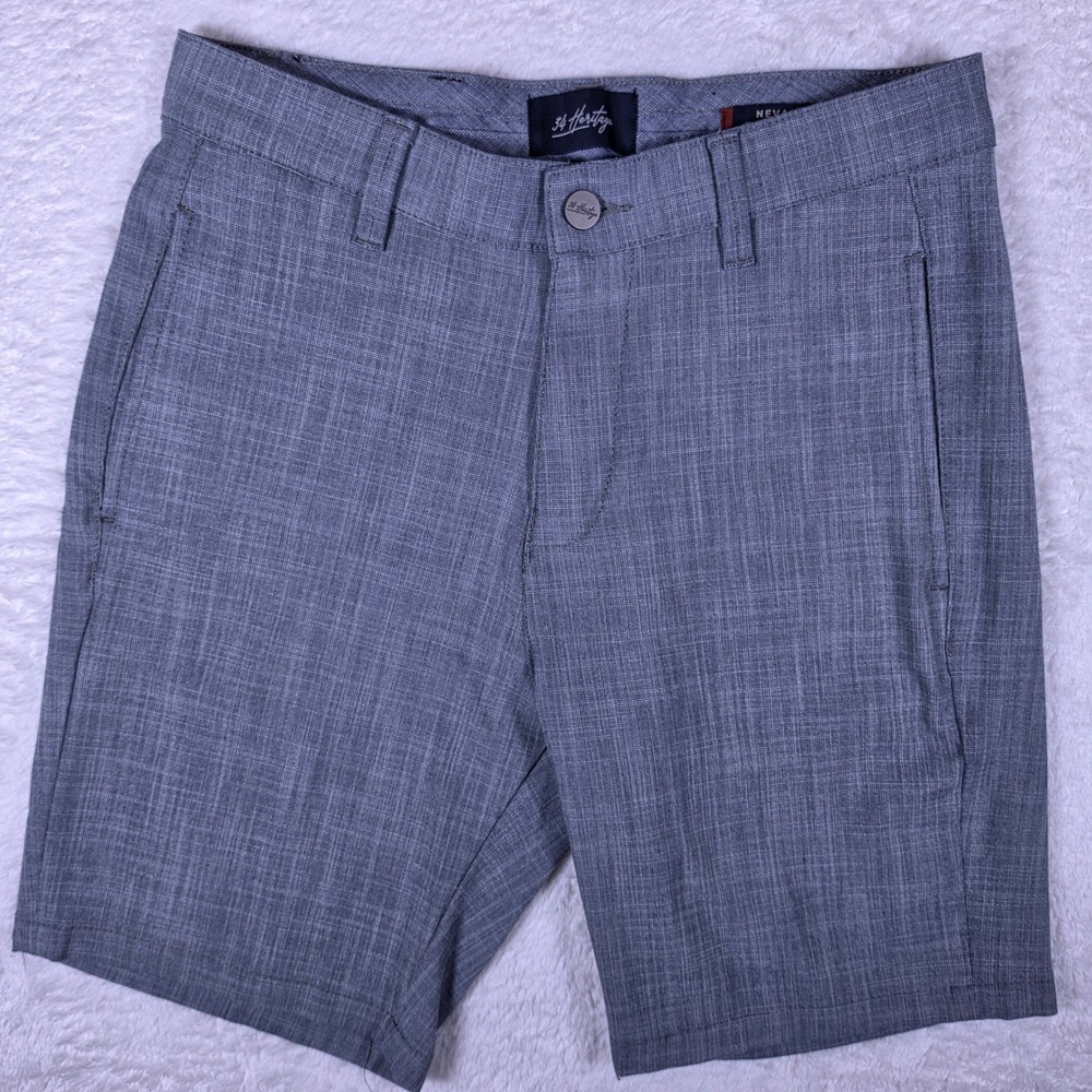 34 Heritage Nevada Mens 32 Grey Straight Chino Shorts R249799 Stretch